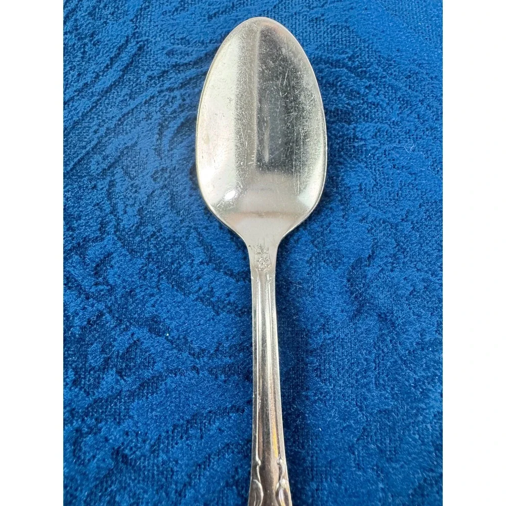 Oneida Oneidacraft Deluxe Stainless Teaspoon Floral Scroll Flatware